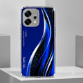 Oppo Reno 14 5G Premium Blue Wave Printed Back Cover