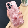 Oppo Reno 15 Pro Mini 5G Elegant Floral Embossed Phone Case Luxury Rose Design