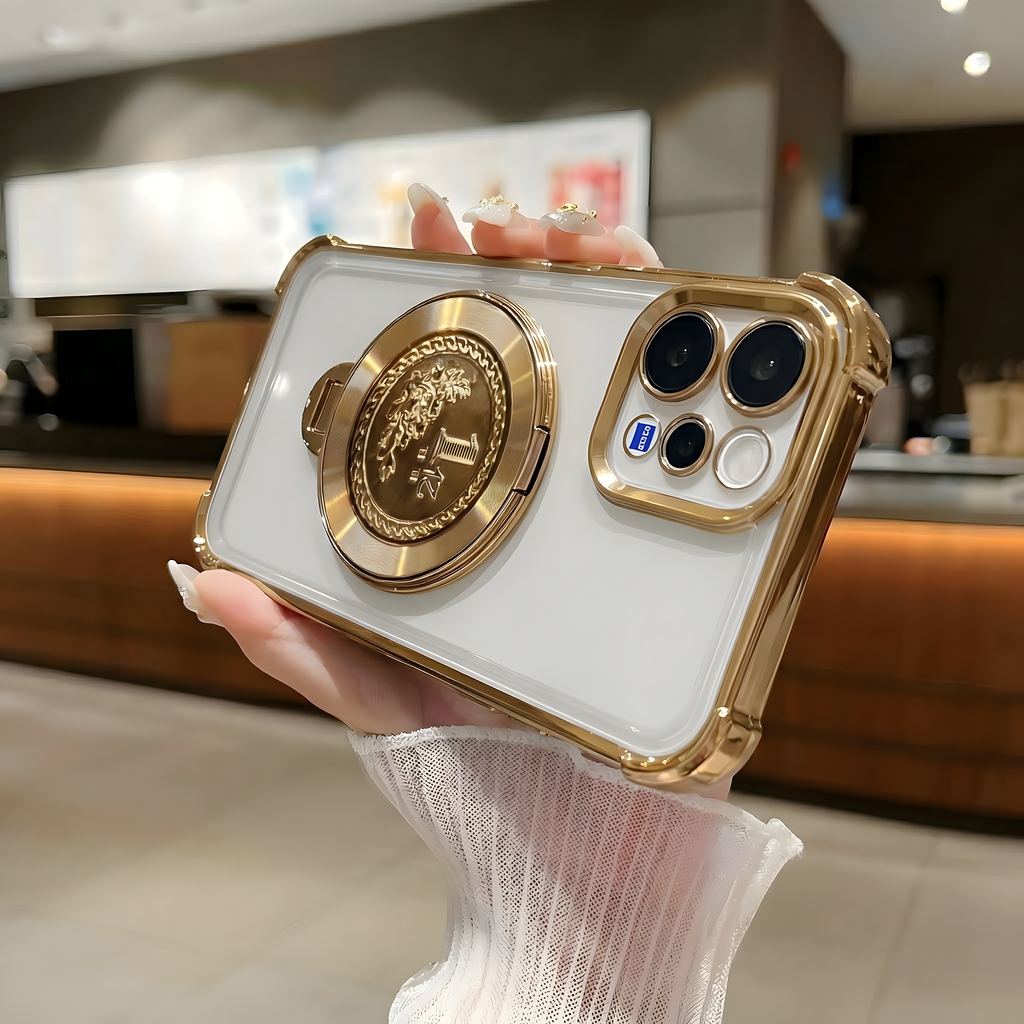 Vivo V70 Elite 5G Premium Billion Wheel Rotating Shockproof Airbags Case