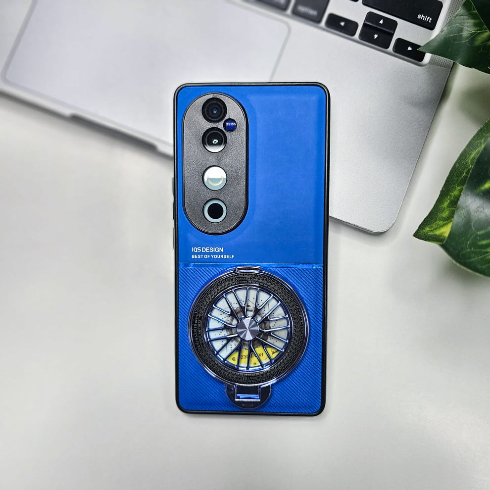 Vivo V40 5G Best Selling Stress Buster Wheel Hybrid Scratch Resistant Back Case
