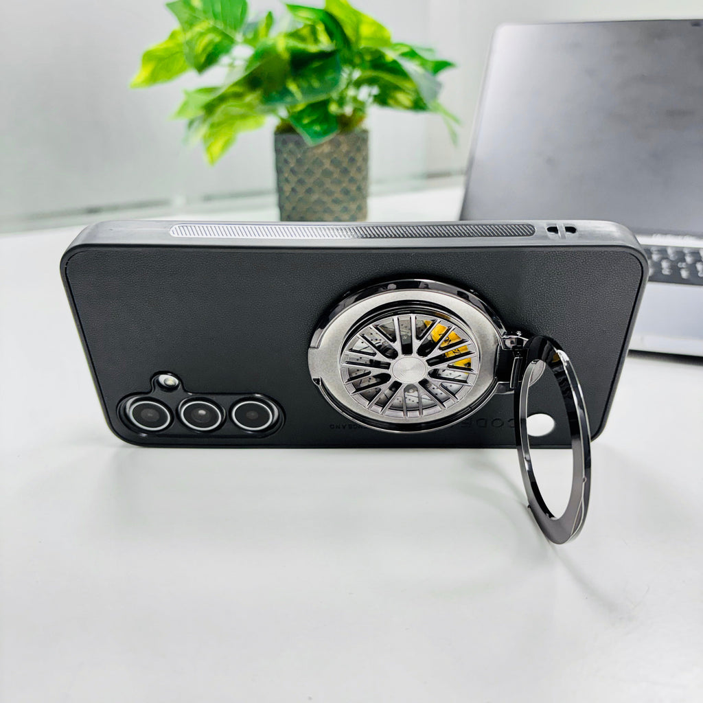 Samsung Galaxy S24 FE 5G Best Selling Stress Buster Wheel Soft Vegan Scratch Resistant Back Case