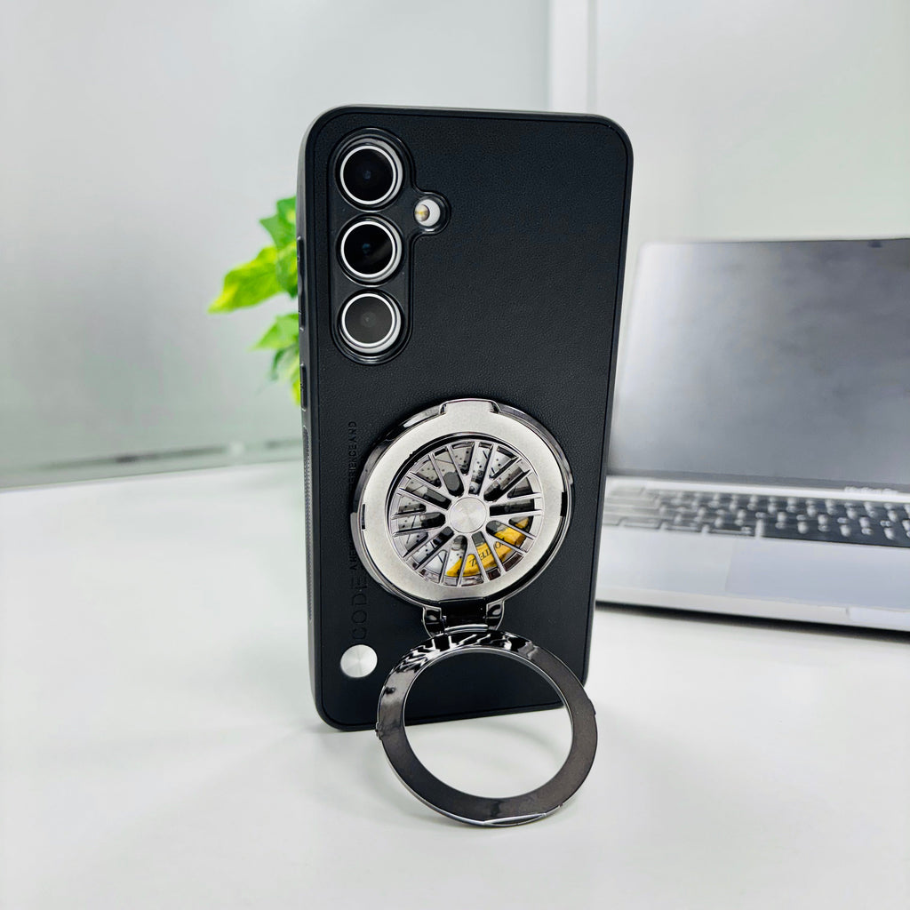 Samsung Galaxy S24 FE 5G Best Selling Stress Buster Wheel Soft Vegan Scratch Resistant Back Case
