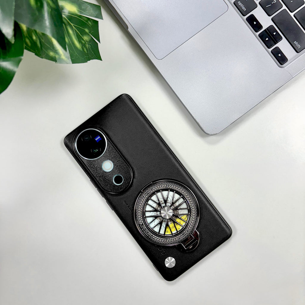 Vivo V40 5G Best Selling Stress Buster Wheel Soft Vegan Scratch Resistant Back Case
