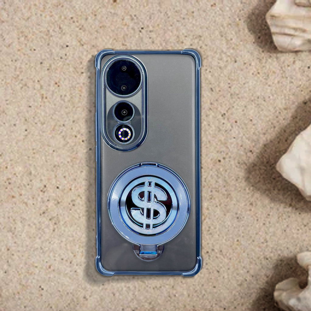 Vivo V40 Pro 5G Four Corner Airbags 100% Original Astro Money Magnet Rotating Dollar Case