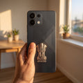 Oppo K13 5G Compatible Satyamev Jayate 3D Metal Emblem Sticker