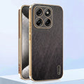 Motorola Edge 70 5G Premium Electroplated Frame Gold Thread Pattern Soft Case