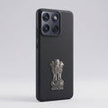Motorola Edge 70 5G Compatible Satyamev Jayate 3D Metal Emblem Sticker