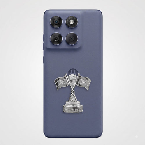 Motorola Edge 60 Fusion 5G Compatible Satyamev Jayate 3D Metal Emblem Sticker