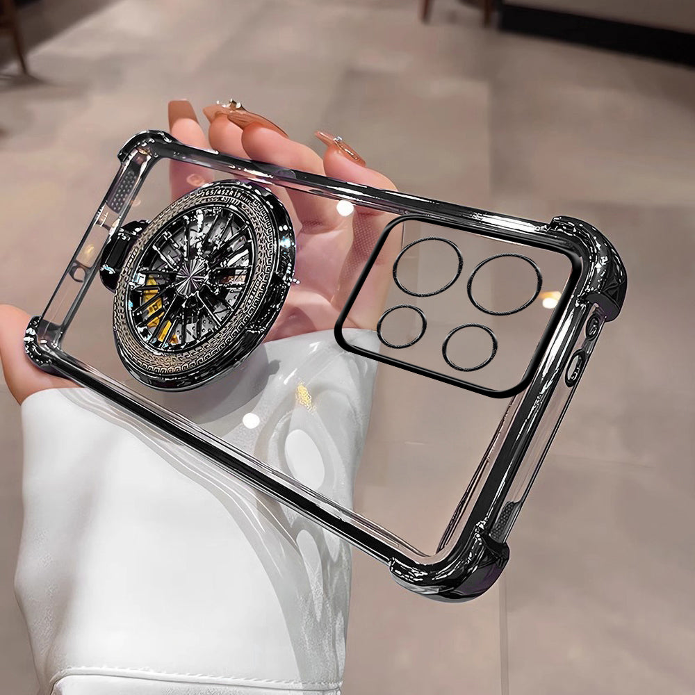 Motorola Edge 50 Neo 5G Premium Stress Buster Wheel Rotating Shockproof Airbags Case