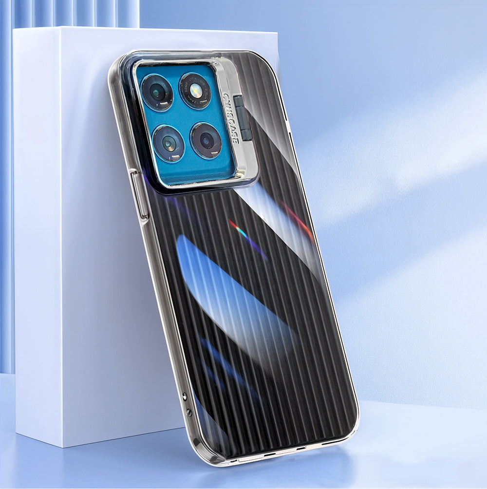 Motorola Edge 50 Pro 5G Luxury Dual Layer Hybrid Camera Ring Stand Case