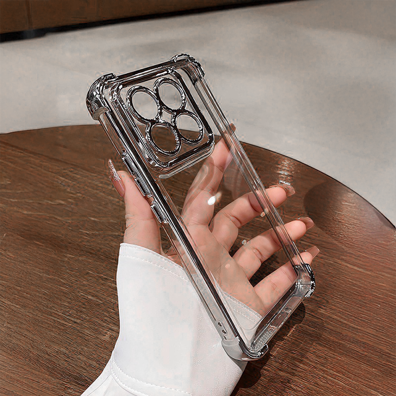 Motorola Edge 60 Pro 5G Transparent Shockproof Case With Airbag Corners