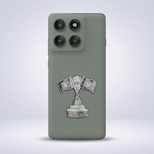 Motorola Edge 60 Pro 5G Compatible Satyamev Jayate 3D Metal Emblem Sticker