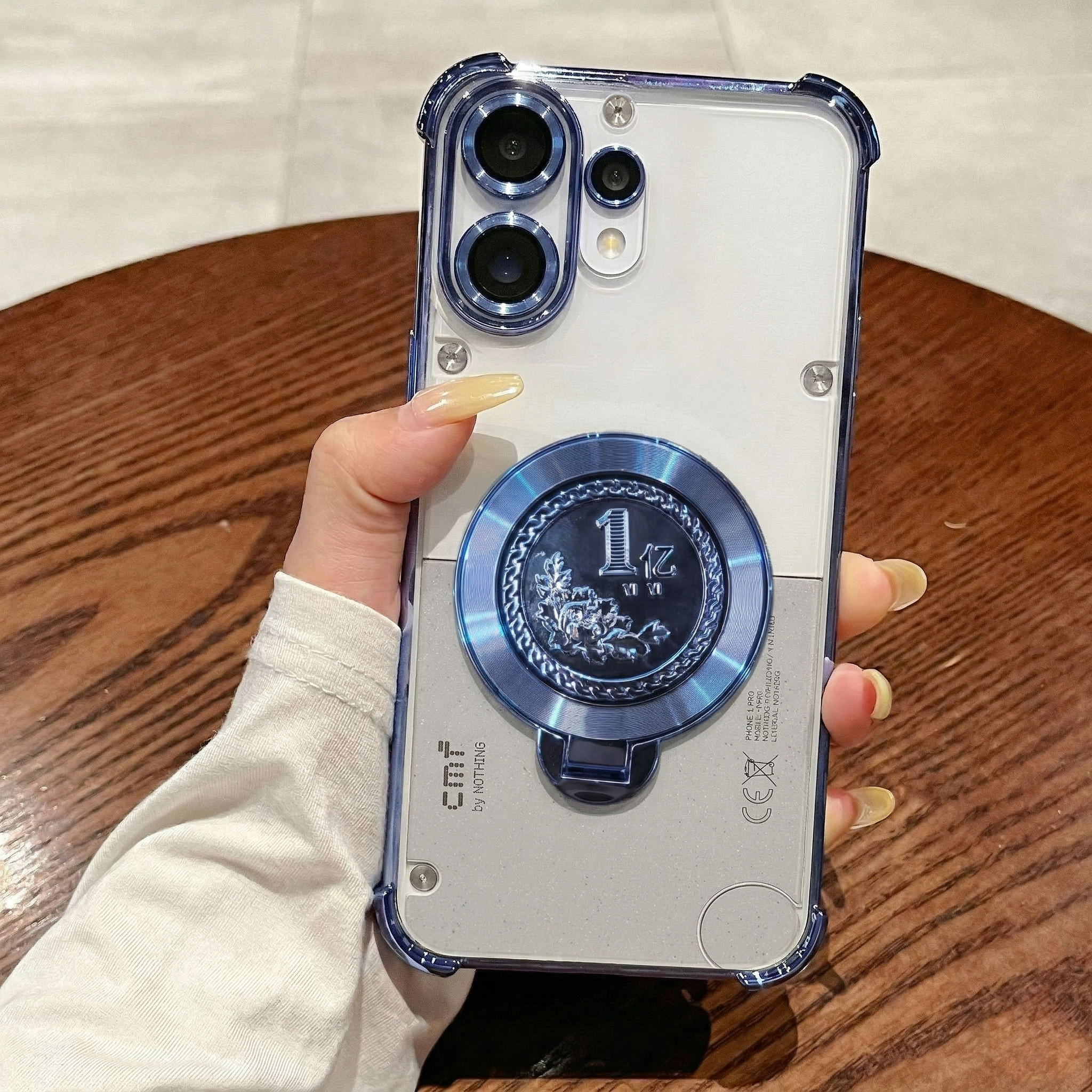 Nothing Phone 2 Pro 5G Premium Billion Wheel Rotating Shockproof Airbags Case