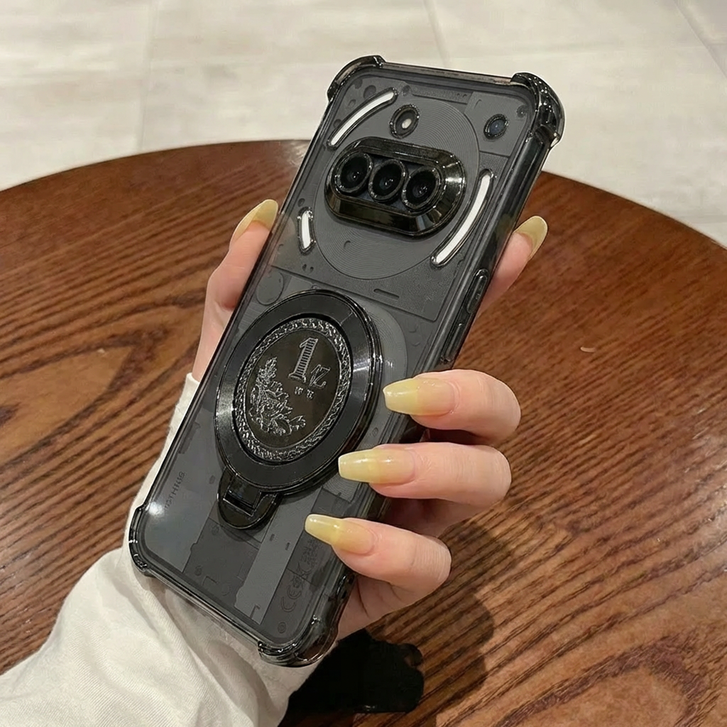 Nothing Phone 3a 5G Premium Billion Wheel Rotating Shockproof Airbags Case