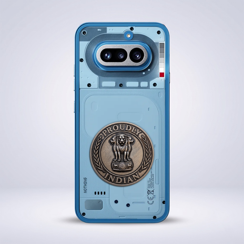 Nothing Phone 4A 5G Compatible Satyamev Jayate 3D Metal Emblem Sticker