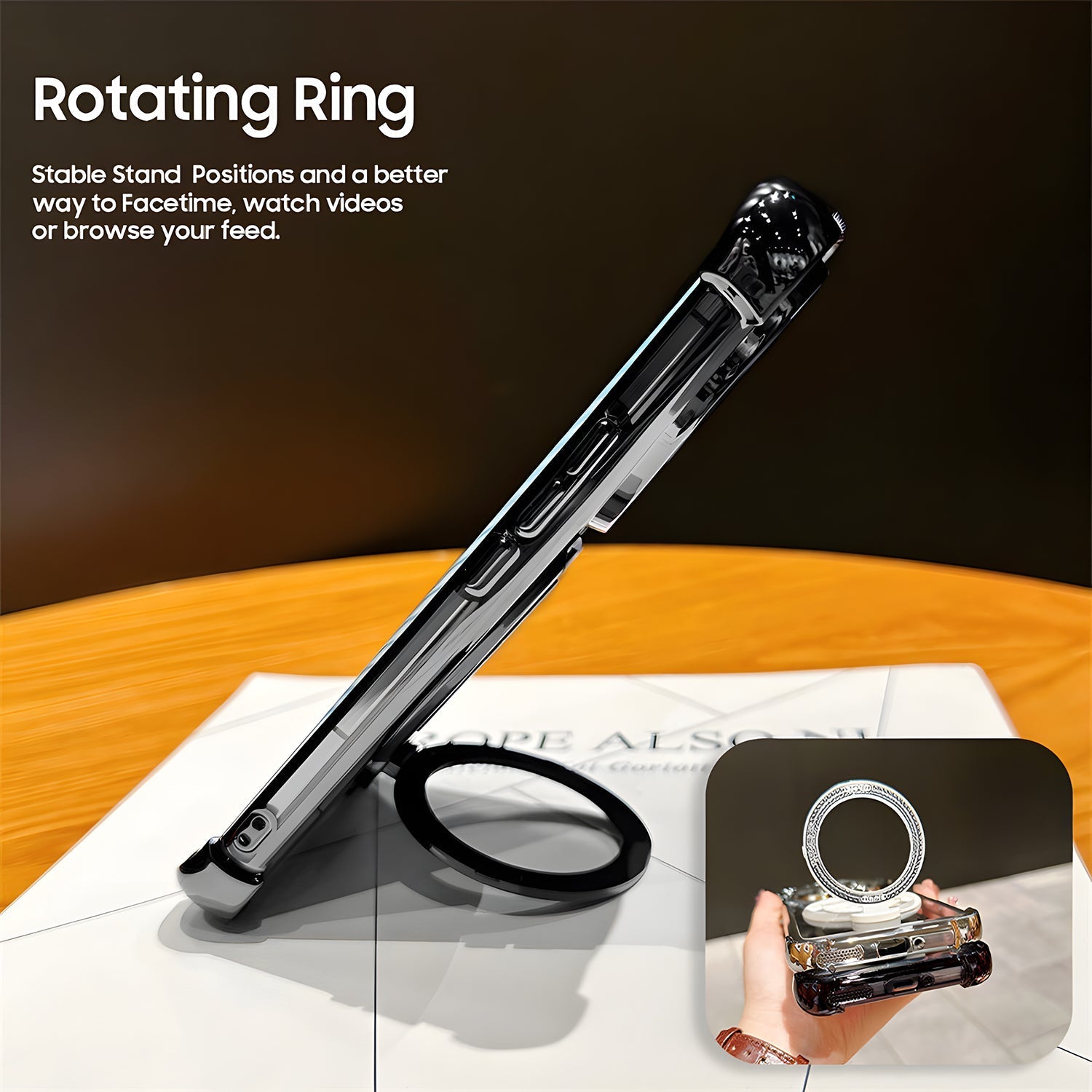 Nothing Phone 4a Pro 5G Premium Stress Buster Wheel Rotating Shockproof Airbags Case