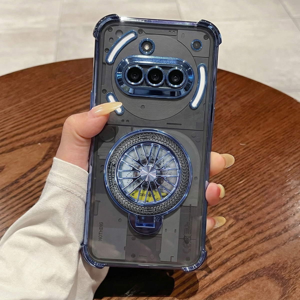 Nothing Phone 3a 5G Premium Stress Buster Wheel Rotating Shockproof Airbags Case