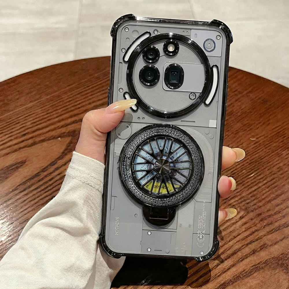 Nothing Phone 3a Pro 5G Premium Stress Buster Wheel Rotating Shockproof Airbags Case