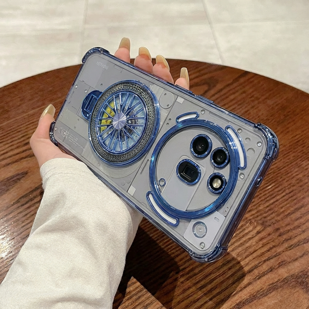 Nothing Phone 3a Pro 5G Premium Stress Buster Wheel Rotating Shockproof Airbags Case
