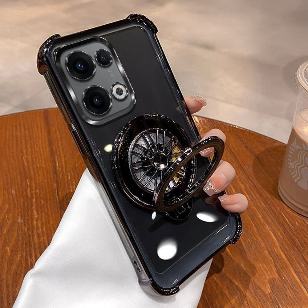 Oppo Reno 13 5G Premium Stress Buster Wheel Rotating Shockproof Airbags Case