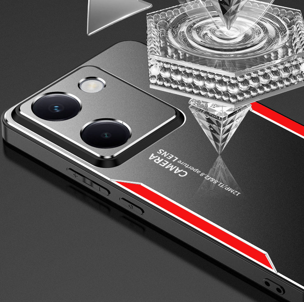 Vivo Y200 Pro 5G Luxury Aluminum Metal Frame Protective Cover