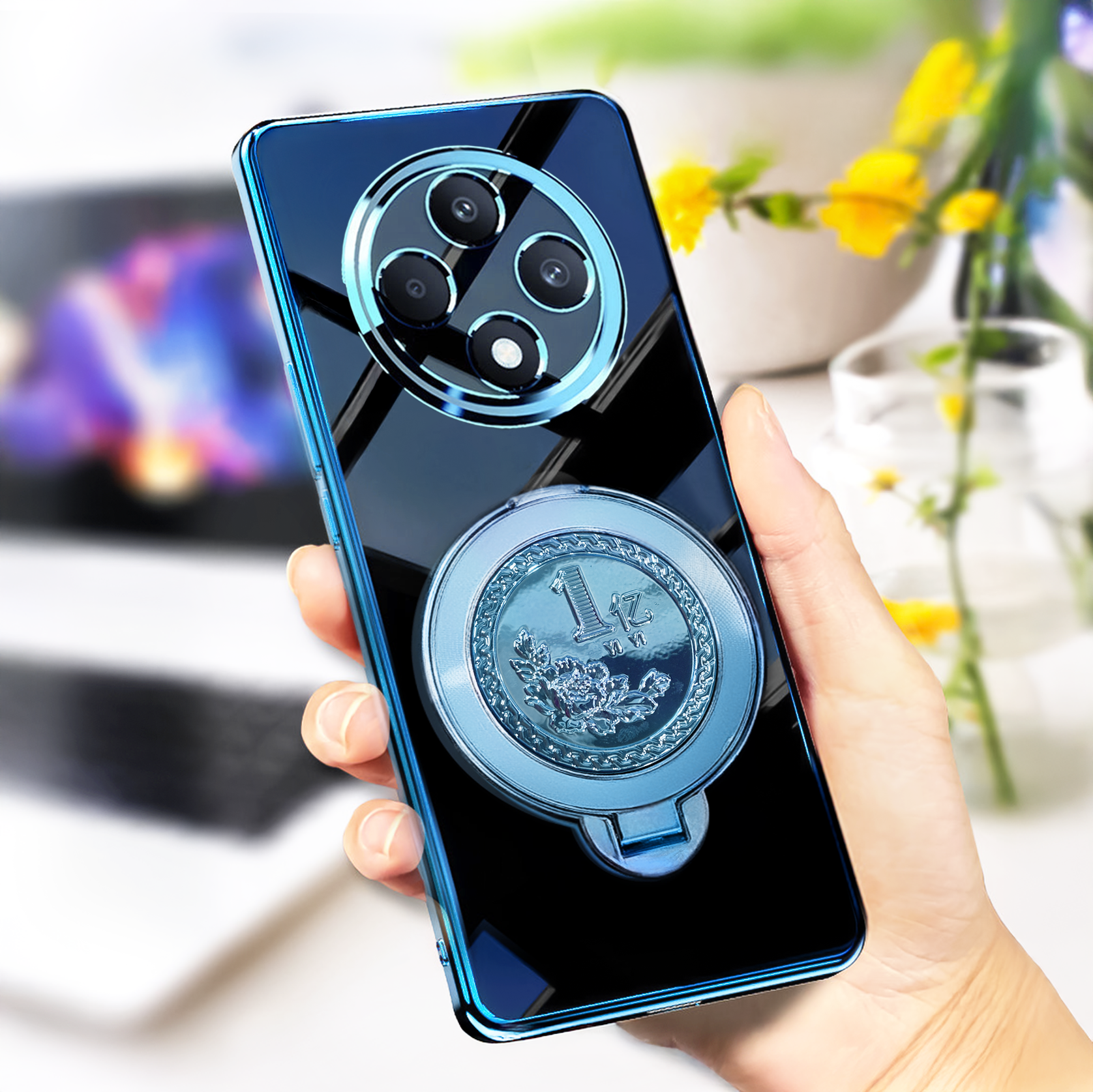 Oppo Reno 12F 5G Electroplating Billion Wheel Case