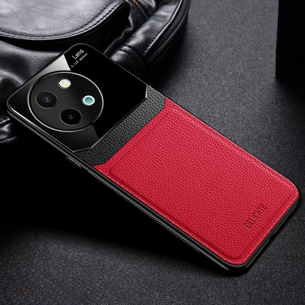 Vivo Y58 5G Premium Leather Lens Protective Case