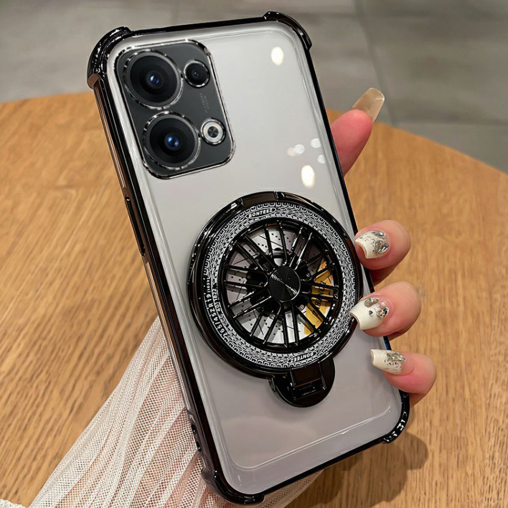 Oppo Reno 13 5G Premium Stress Buster Wheel Rotating Shockproof Airbags Case