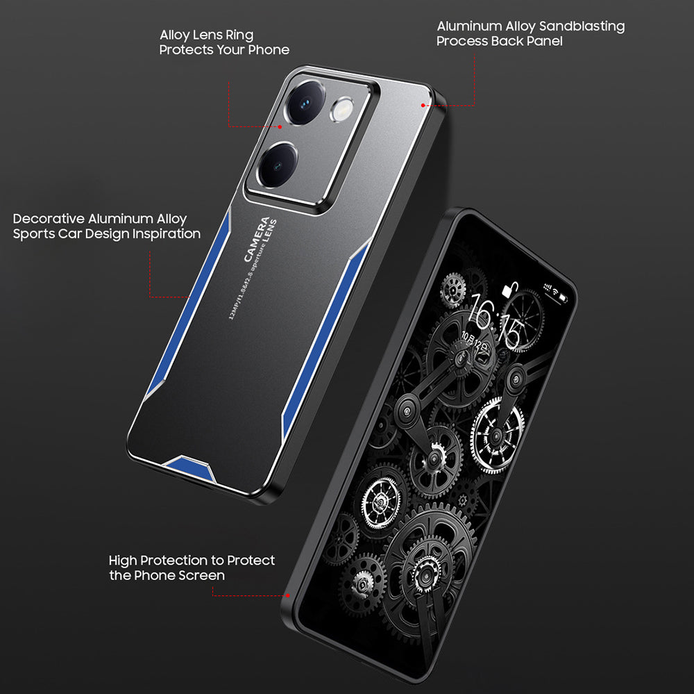 Vivo Y200 Pro 5G Luxury Aluminum Metal Frame Protective Cover
