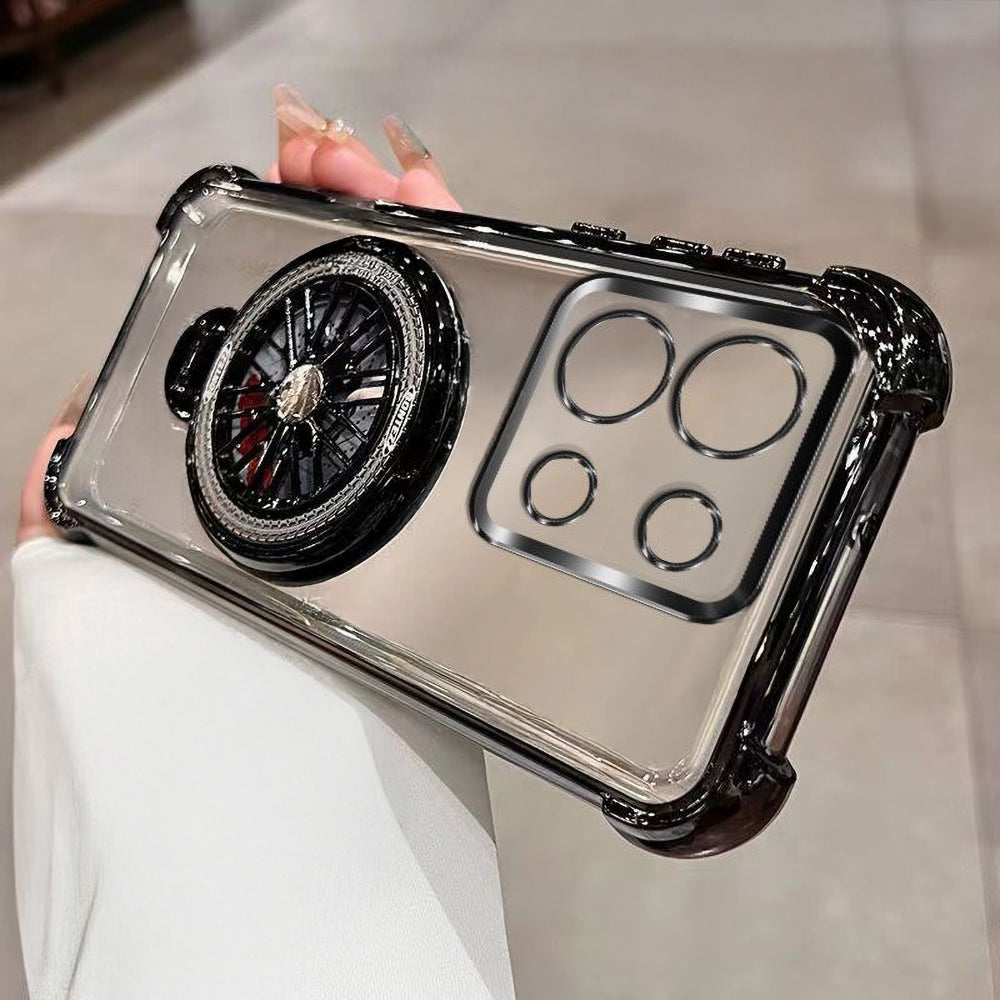 Oppo Reno 13 5G Premium Stress Buster Wheel Rotating Shockproof Airbags Case