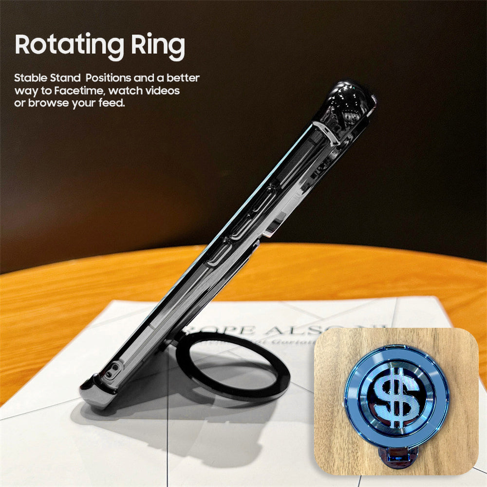Vivo V50 5G Four Corner Airbags 100% Original Astro Money Magnet Rotating Dollar Case