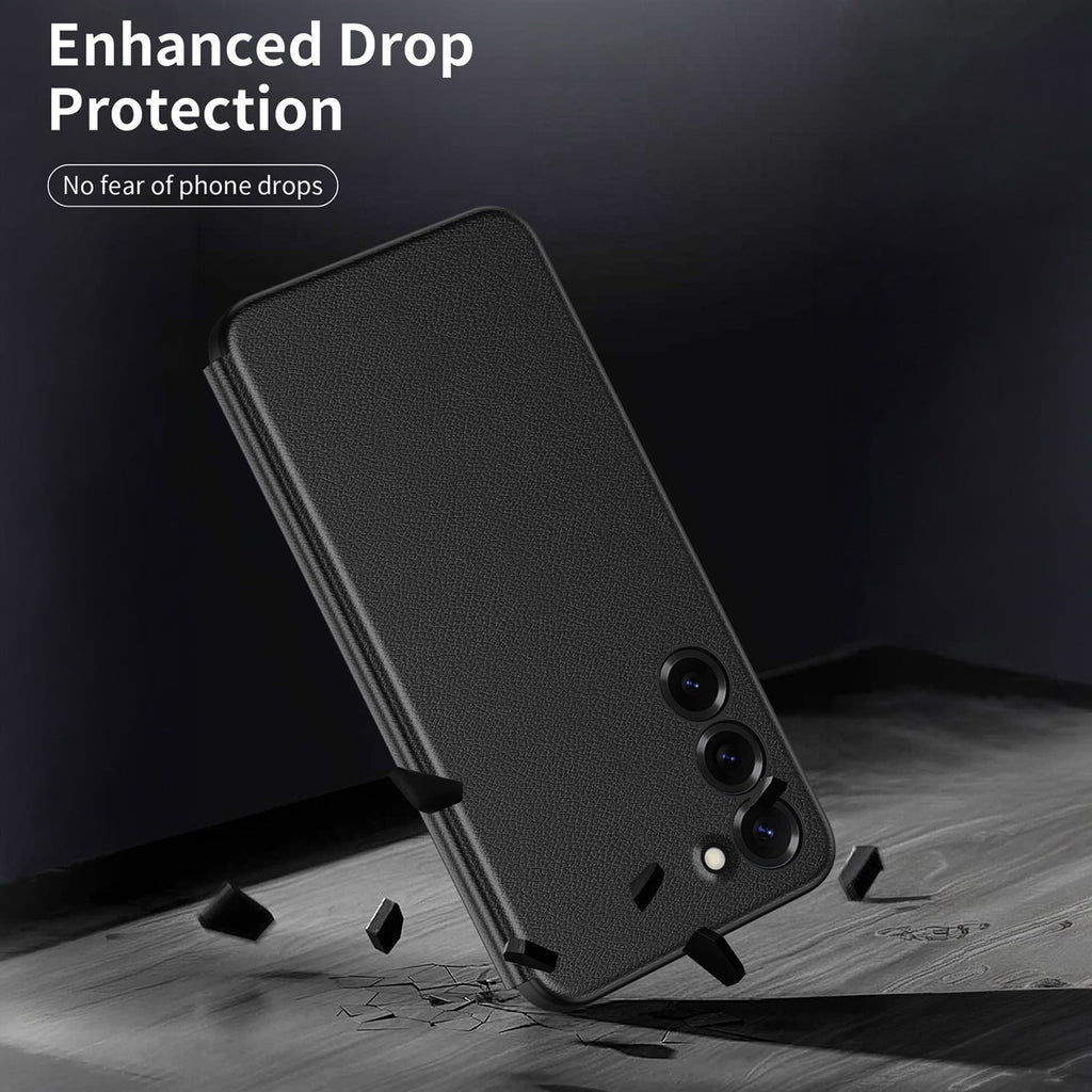 Samsung Galaxy S23 5G Smart Side Window Flip Leather Case
