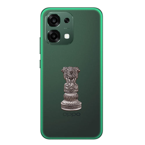 Oppo F33 5G Compatible Satyamev Jayate 3D Metal Emblem Sticker