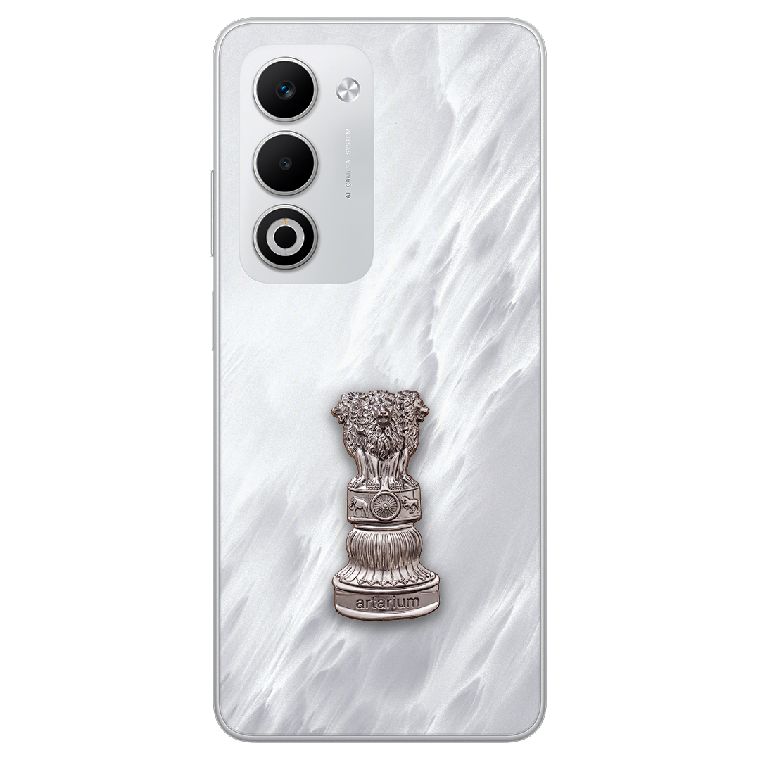 Oppo A5 5G Compatible Satyamev Jayate 3D Metal Emblem Sticker