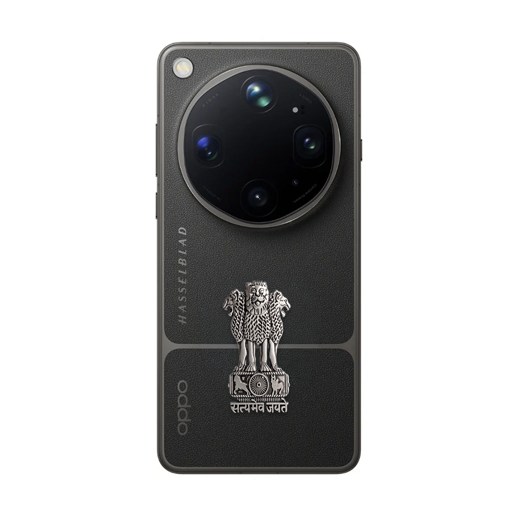 OPPO Find X9 Ultra 5G Compatible Satyamev Jayate 3D Metal Emblem Sticker