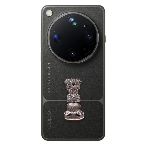 OPPO Find X9 Ultra 5G Compatible Satyamev Jayate 3D Metal Emblem Sticker