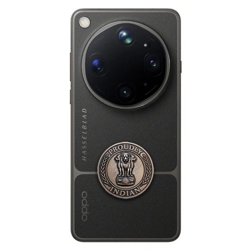 OPPO Find X9 Ultra 5G Compatible Satyamev Jayate 3D Metal Emblem Sticker