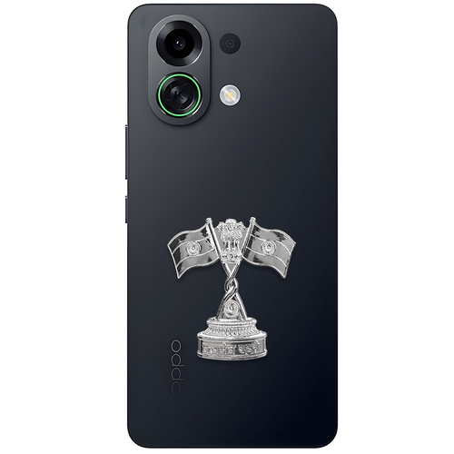Oppo K13 Turbo 5G Compatible Satyamev Jayate 3D Metal Emblem Sticker