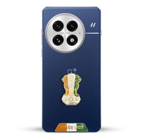OnePlus 13 5G Compatible Satyamev Jayate 3D Metal Emblem Sticker