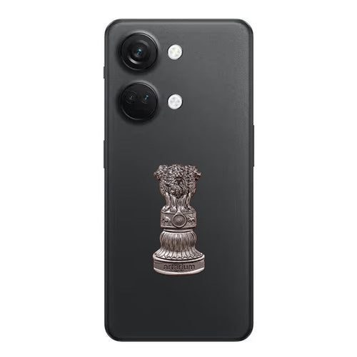 OnePlus Nord 3 5G Compatible Satyamev Jayate 3D Metal Emblem Sticker