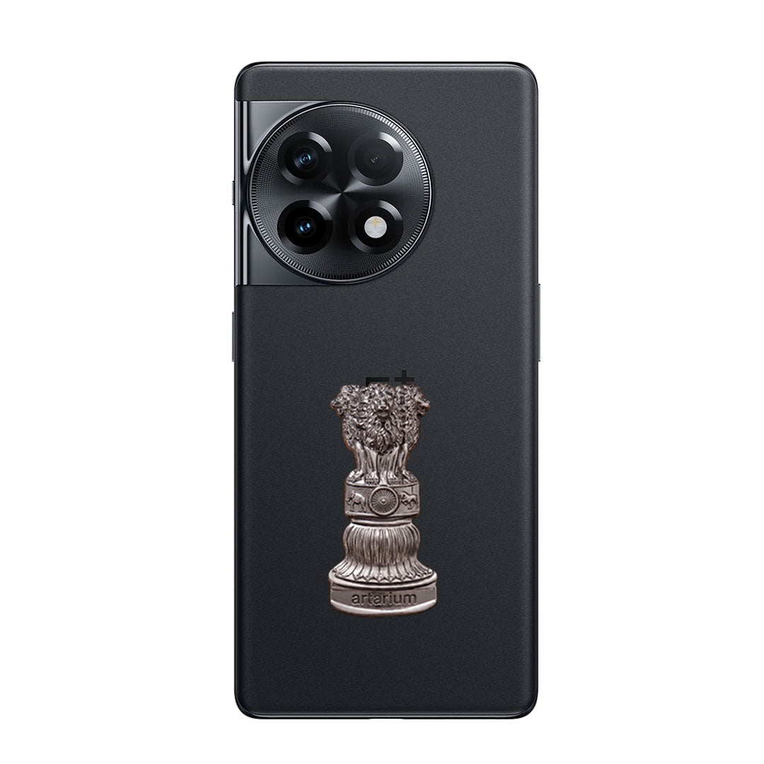 OnePlus 11R 5G Compatible Satyamev Jayate 3D Metal Emblem Sticker