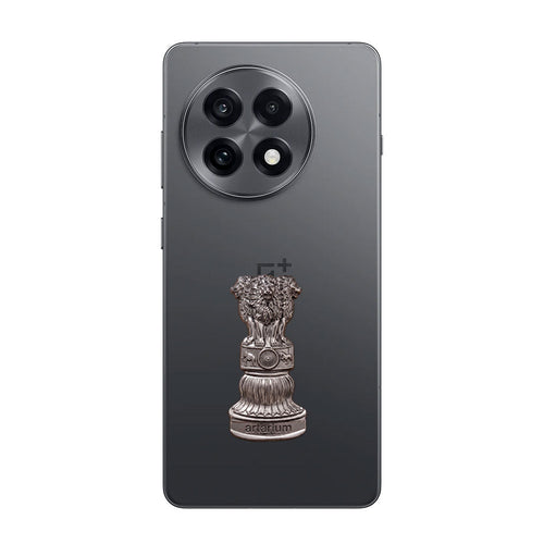 OnePlus 13R 5G Compatible Satyamev Jayate 3D Metal Emblem Sticker