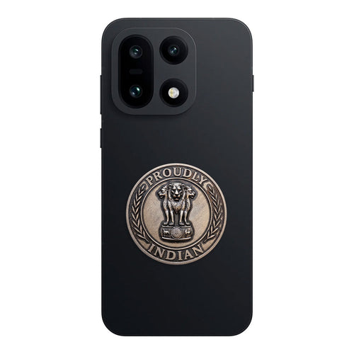 OnePlus 15 5G Compatible Satyamev Jayate 3D Metal Emblem Sticker