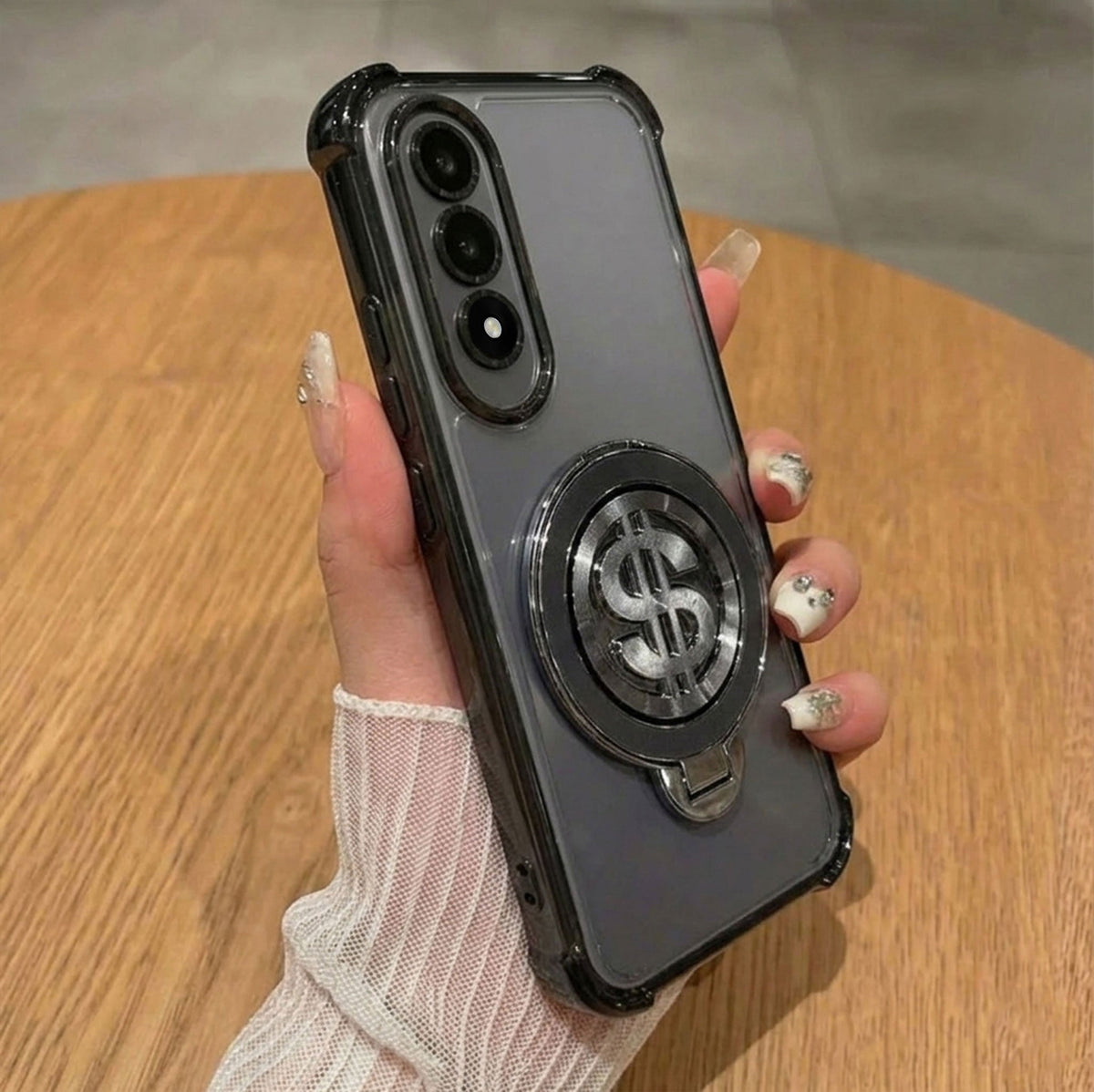 OnePlus Nord 5 5G Four Corner Airbags 100% Original Astro Money Magnet Rotating Dollar Case