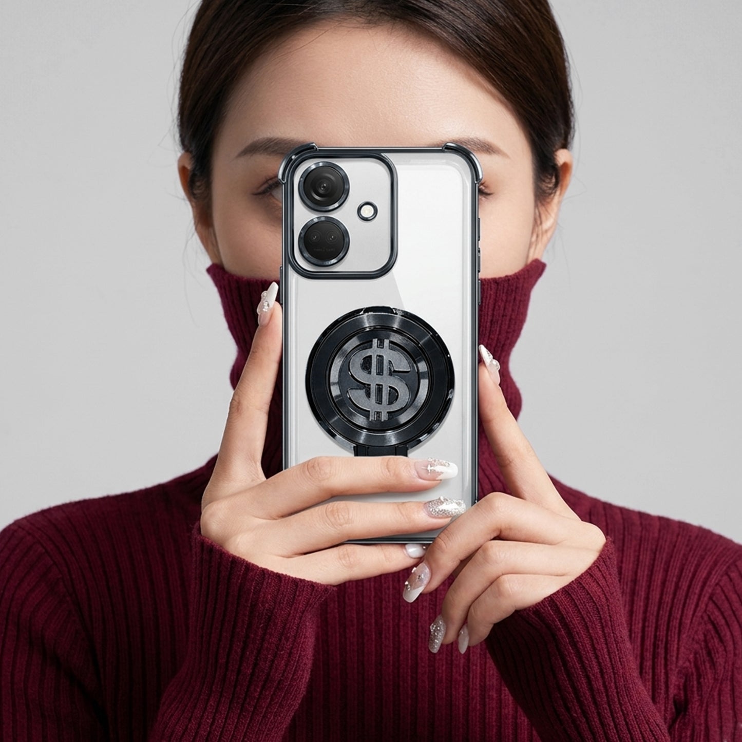OnePlus Nord CE3 5G Four Corner Airbags 100% Original Astro Money Magnet Rotating Dollar Case