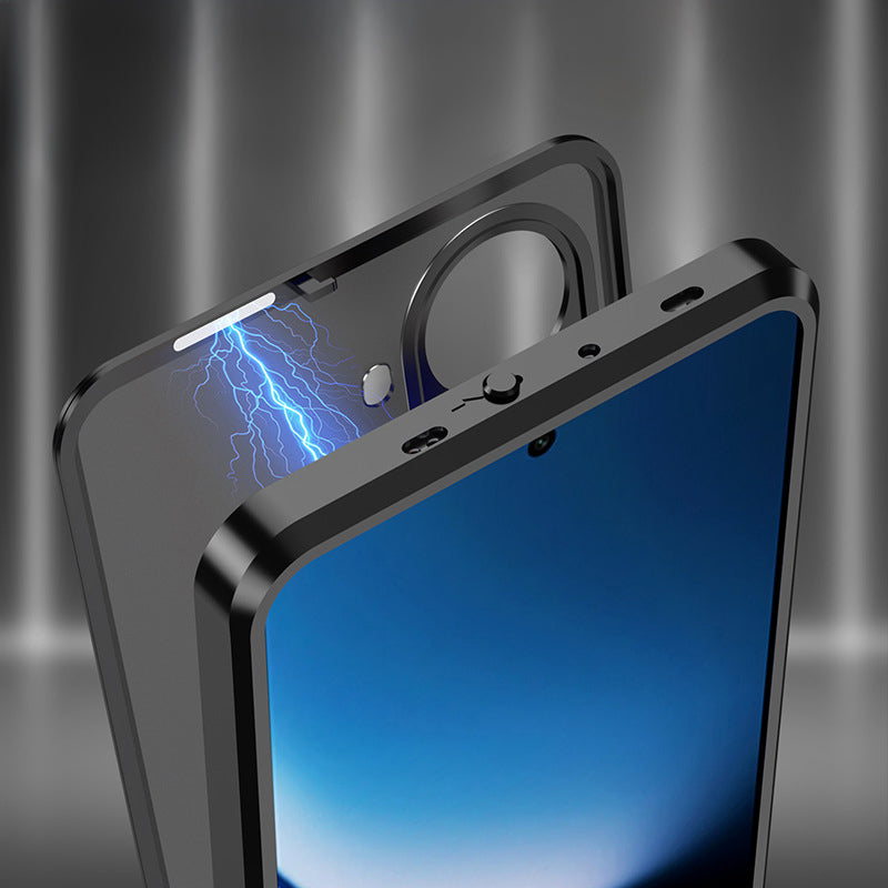 OnePlus Nord CE5 5G Aluminium Metal Bumper Shield Transparent Back Case