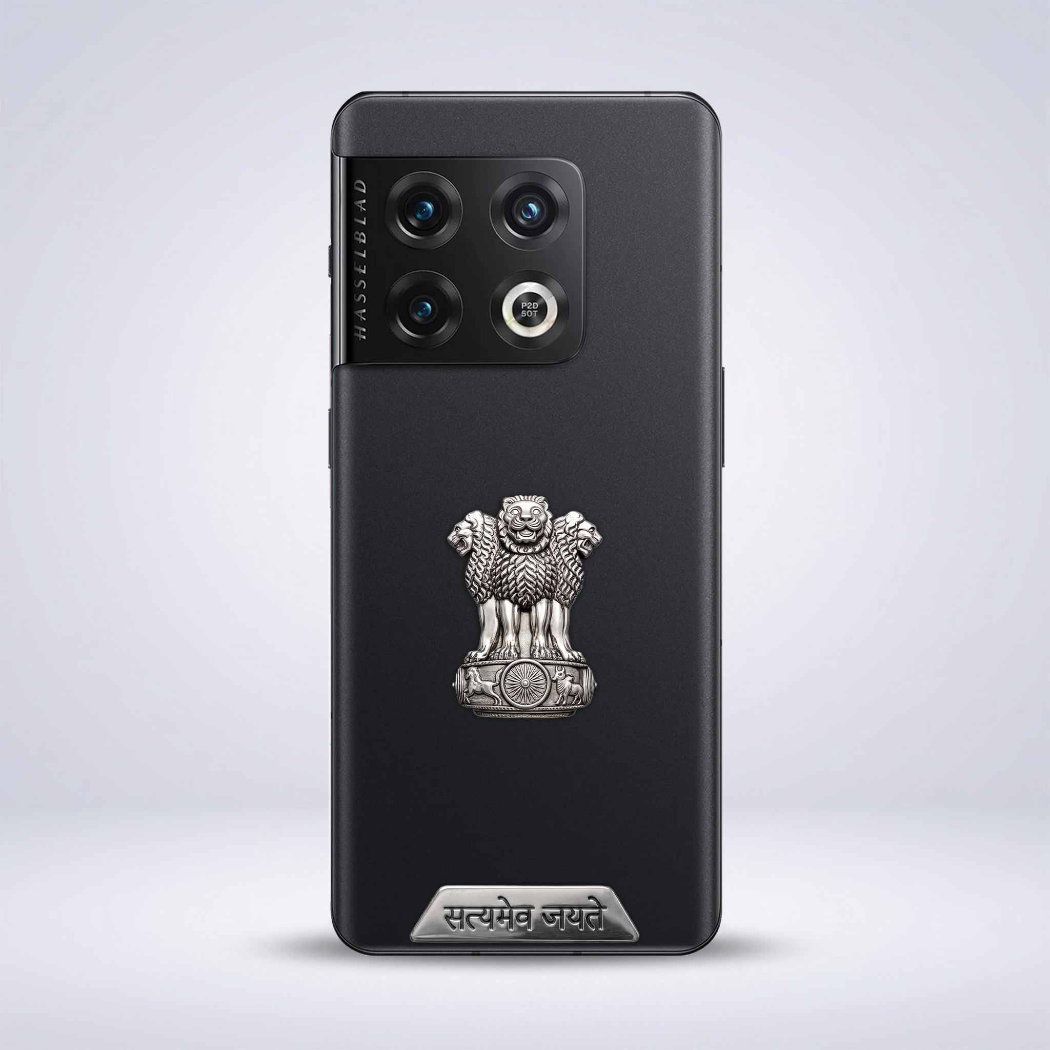 OnePlus 10 Pro 5G Compatible Satyamev Jayate 3D Metal Emblem Sticker