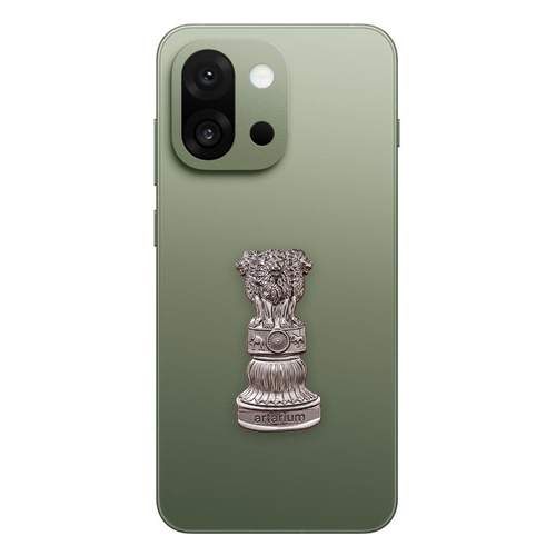 OnePlus 13s 5G Compatible Satyamev Jayate 3D Metal Emblem Sticker