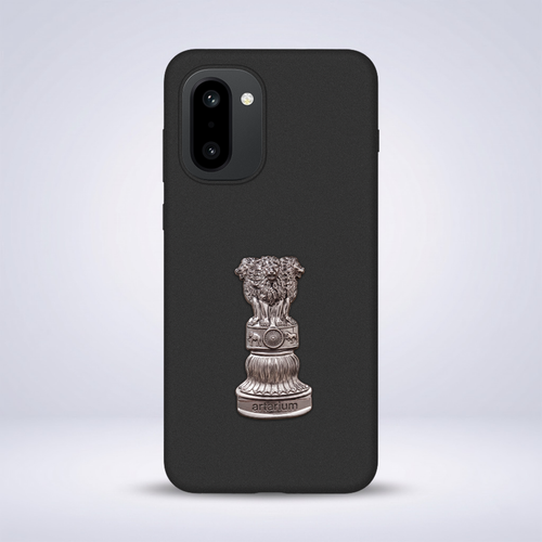 OnePlus 15R 5G Compatible Satyamev Jayate 3D Metal Emblem Sticker