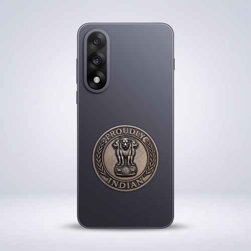 OnePlus Nord 5 5G Compatible Satyamev Jayate 3D Metal Emblem Sticker